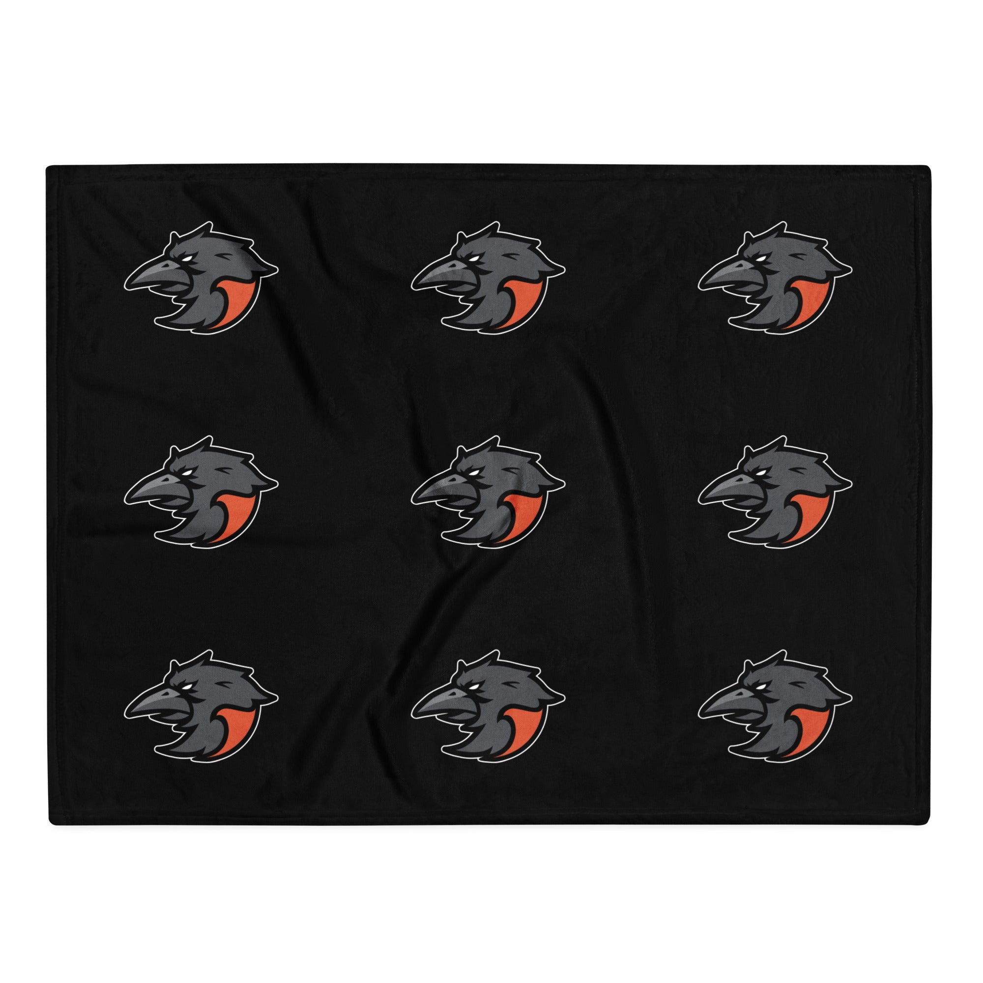 Raven Heads Throw Blanket