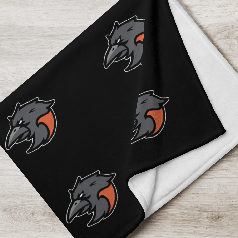 Raven Heads Throw Blanket