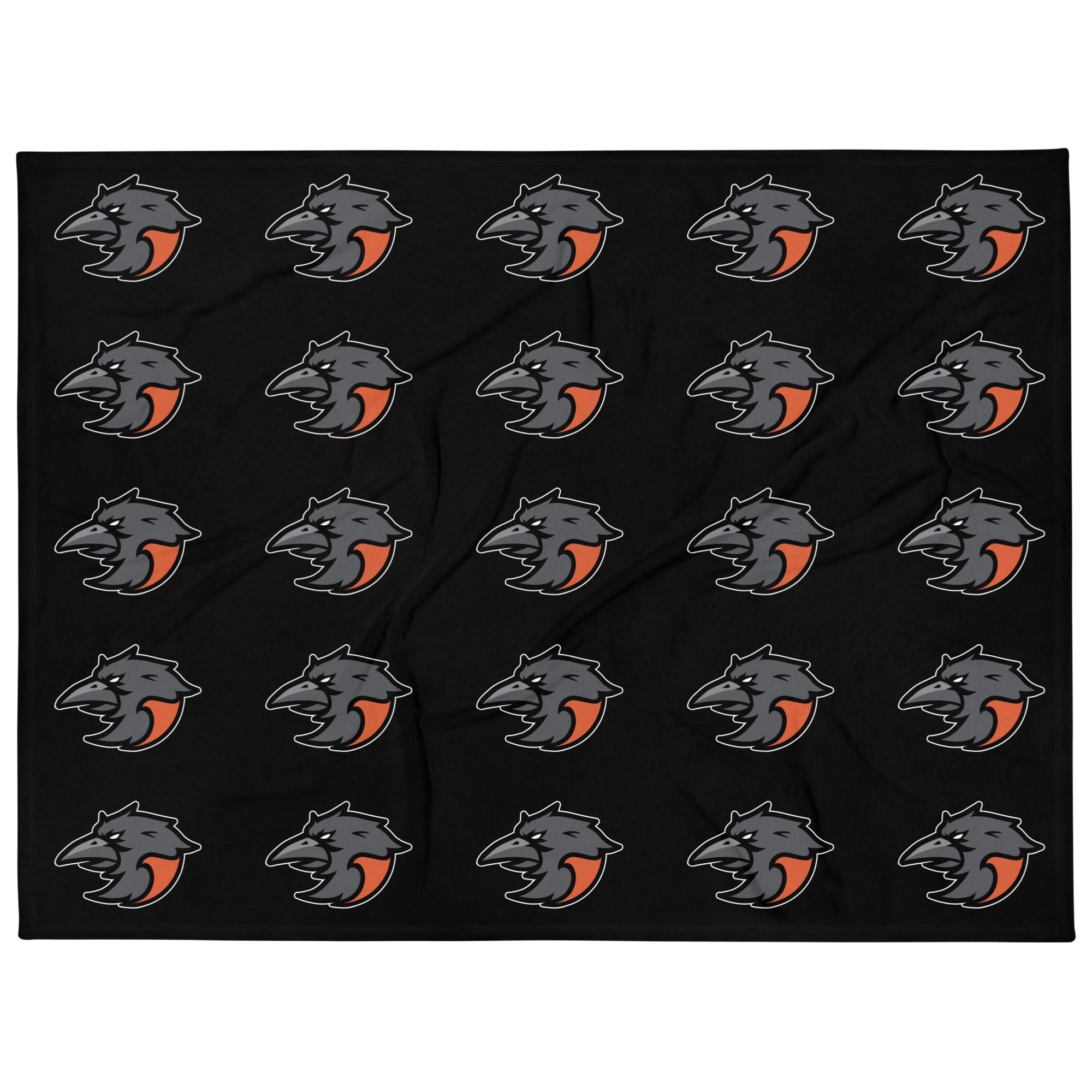 Raven Heads Throw Blanket